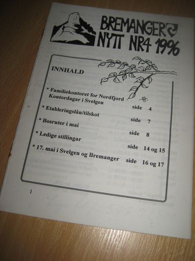 1996 nr 004 BREMANGER NYTT