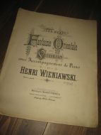 Henri Wieniawski: FantaisieOrientale pour Violin avec Accom pagnement de Piano.