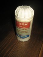 Tom boks Titralac Kalsiumkarbonat Fra Nycomed