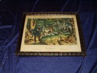 Digging for foxes Bilde i glass og ramme