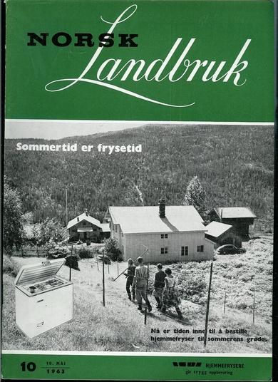 1963 nr 010 NORSK Landbruk