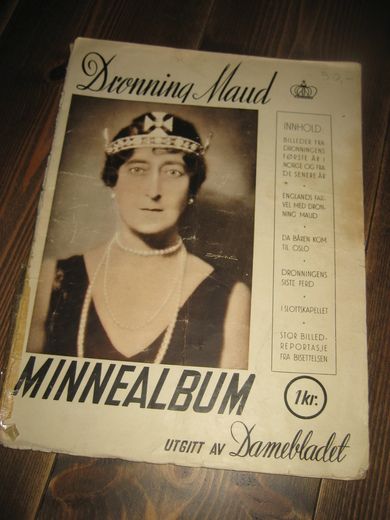 Dronning Maud Minnealbum utgitt av Damebladet 1938