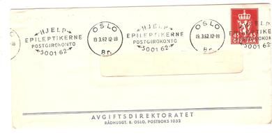 OSLO 19 3 62 HJELP EPILEKTIKERNE