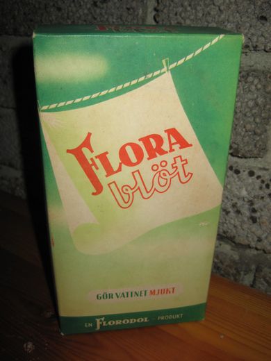 Pakke med ubrukt innhold, FLORA bløt, 40-50 tallet.