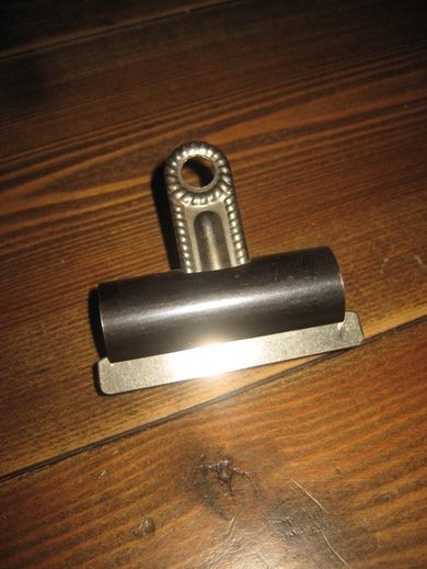 Brevholder fra gammel krambu 50 tallet