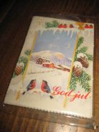 Pakke julelapper ubrukt 80 tallet Dette er pakke nr 2