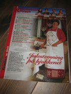 Julestemning på kjøkkenet 2001