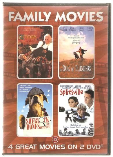 FAMILY MOVIES 4 filmer 352 min 15 år