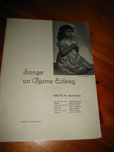 Barnesanger av Bjarne Eidsvik. Hefte II. 1960.