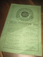 JULELITTERATUR. Cammermeyers Boghandel. 1892.
