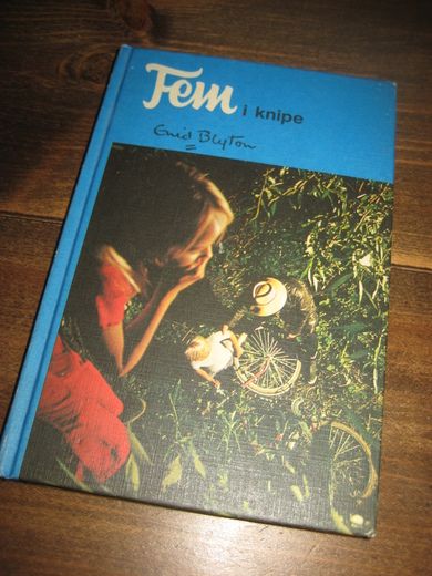 Blyton: Fem i knipe. Bok nr 8, 1982. 