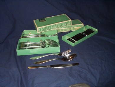 Kniv- gaffel- og skeier i sett