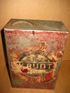 Boks med noe innhold KRUDT fra Norsk Sprængstoffindustri