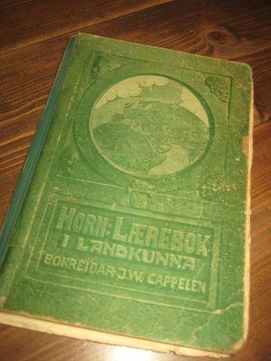 HORN: LÆREBOK I LANDKUNNE 40 tallet