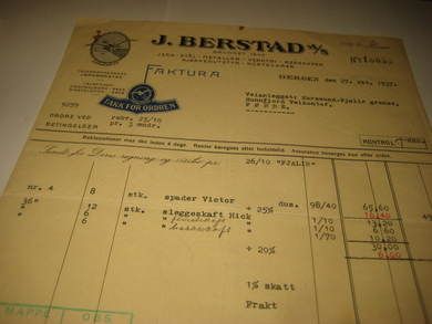 BERSTADM BERGEN 1937