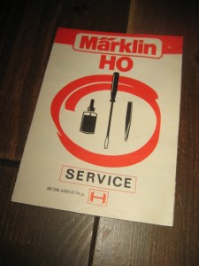 Marklin SERVICE, 01.74.