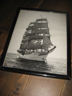 Pent bilde i glass og ramme SØRLANDET 50 tallet Ca 18*22 cm stort