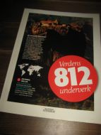 Verdens 812 underverker. Brosjyre på 16 sider med presentasjon av de mest kjendte. 