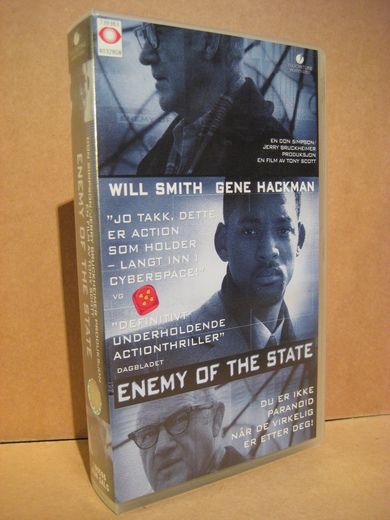 WILL SMITH / GENE HACKMAN: ENEMY OF THE STATE 1998 15 ÅR 126 MIN
