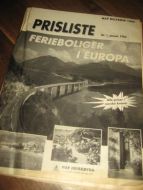 FERIEBOLIGER I EUROPA, PRISLISTE 1994