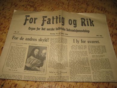 1952 nr 041 For Fattig og Rik