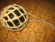 Kavlkule med meget pen innbinding Grønn 13 cm i diameter