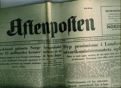 1945 nr 443 morgen Aftenposten