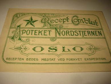 APOTEKET NORDSTJERNEN OSLO 30-40 tallet