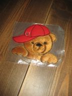 Ubrukt og uåpna pakke lapper for påsying på bukse eller genser