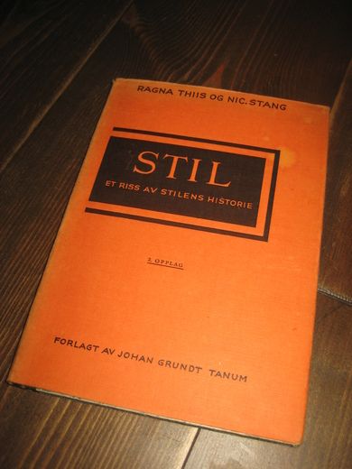 THIIS / STANG: STIL Et riss av stilens hstorie 1942