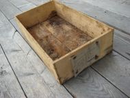 Gammel plommekasse i tre 53*30 cm stor 13 cm høgf