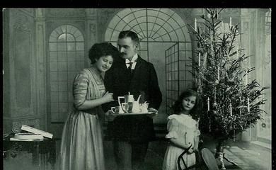 Eldre julekort fra tidleg 1900
