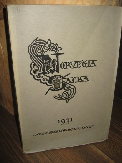 NORVEGIA SACRA ÅRBOK TIL KUNNSKAP OM DEN NORSKE KIRKE I FORTID OG SAMTID 1931