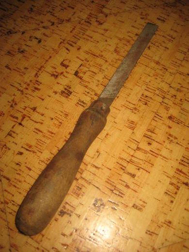 Eldre fil med trehandtak 50 tallet