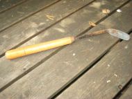 Gammelt skomakerverktøy……