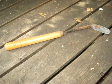 Gammelt skomakerverktøy……