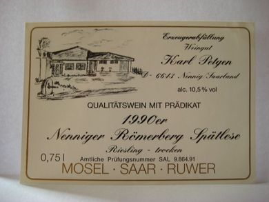 Nenninger Rømerberg Spatlese