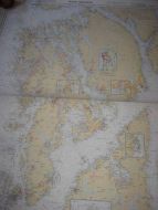 RYVARDEN - SELBJØRNSFJORDEN Originalkart fra Det Norske kartverk pent i glass og ramme Dette er kart nr 5