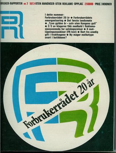1973 nr 007 FORBRUKER- RAPPORTEN