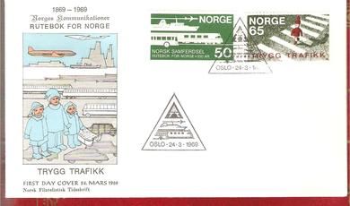 1969 RUTEBOK FOR NORGE 1869-1969