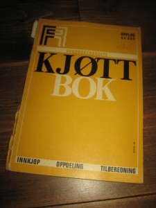 Forbrukerrådets KJØTT BOK. 1966. 