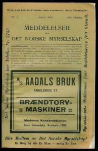 1918,nr 003, MEDDELELSER FRA DET NORSKE MYRSELSKAP.