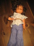 Eldre dokke ca 40 cm høg 60 tallet