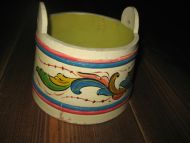 Rosemala trebolle fra en del år tilbake i tid Ca 12 cm i diameter