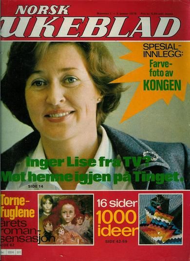 1978,nr 001,                      NORSK UKEBLAD.