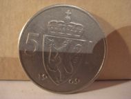 1969, 5 kroner
