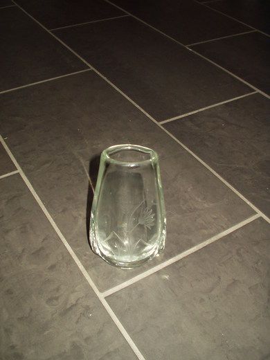 Meget pen krystall vase