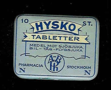 HYSKO TABLETTER fra Pharma Stockholm
