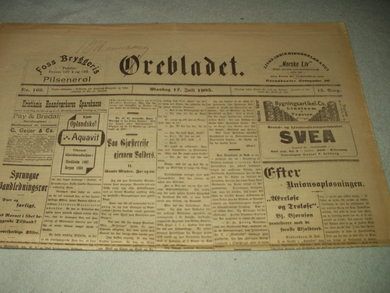1905 nr 163 Ørebladet