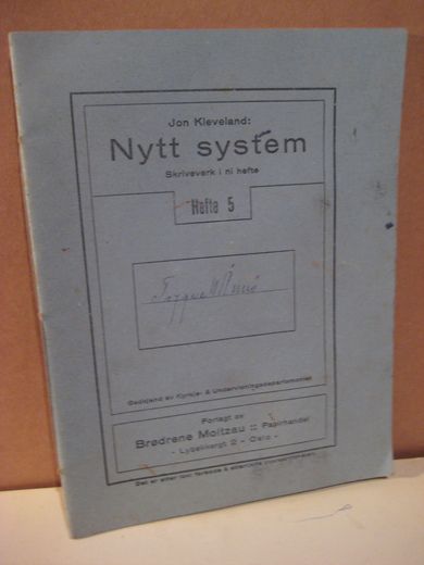 Kleveland: Nytt system. Skriveverk i 9 hefte.  Hefte 5.